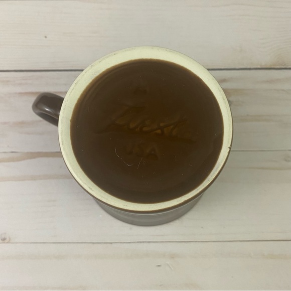 Fiestaware Chocolate Ring Handle Coffee Tea Mug Fiesta Brown - Picture 5 of 6